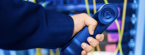 Hand holding a phone